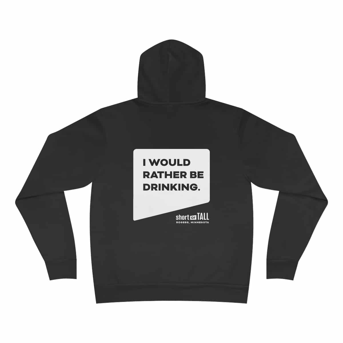 “I Would Rather Be Drinking” Unisex Fleece Pullover Hoodie