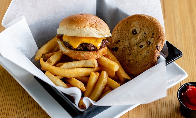 Cheeseburger Slider & Fries